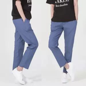 여자 여름철 시원한 루즈핏 세미 마바지 허리밴딩 nLa9+6ZKh