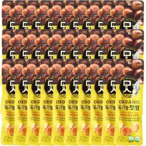 CJ유기농 맛밤 42g x 30개 간식 안주 군밤 꿀밤