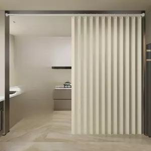 거실 주방 자바라 칸막이커튼 접이식 무타공 중문 현관 가림막커튼 다용도 홀딩