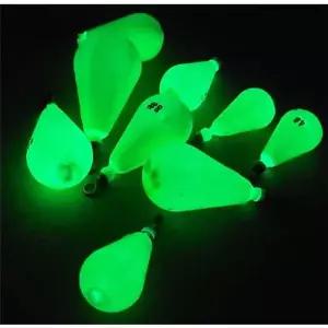 야광 봉돌 물방울 회전 도래 야광추 W드롭 바다 낚시 봉돌 3-14호 택1