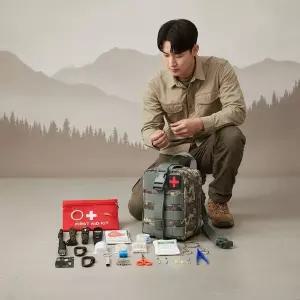 재난 대비 비상용품 생존도구 세트 1024종 다목적 구급함 키트