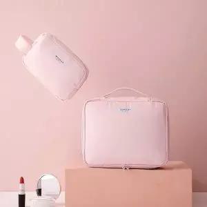 [골드스마일]미니사이즈 휴대용 출장용 메이크업 수납가방 파우치