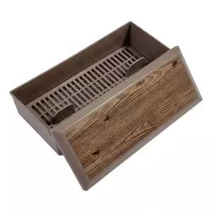 국산 수저함 수저통 사각 뚜껑 있는 수저 보관함