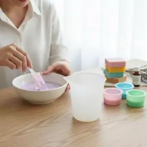 DIY 실리콘 계량컵 250ml 베이킹 비누 만들기 용기
