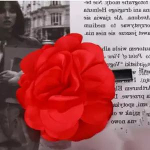 코사지조화 레드 8CM 머리띠부자재 꽃사지 가슴꽃