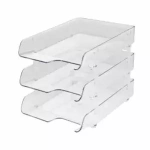 [문구/오피스] 서류 정리함 투명 파일 정리대 받침대 문서 정리 수납용품