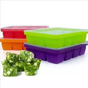 칸칸이 이유식 큐브 실리콘 이유식 보관 용기 아기 냉동 저장