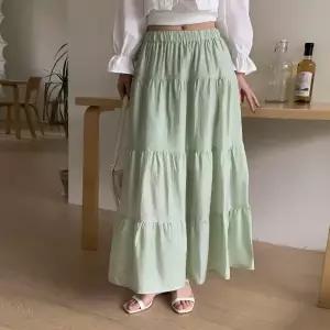 |KMK19FE|여성용 로맨틱한 페미닌 롱 스커트 스타일 캉캉