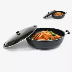 업소용볶음팬 튀김팬 55cm 볶음팬 튀김냄비