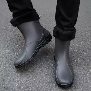 [RIZPICK]스톰웨이브 남성 방한 기모 레인부츠 2컬러 TAIN29