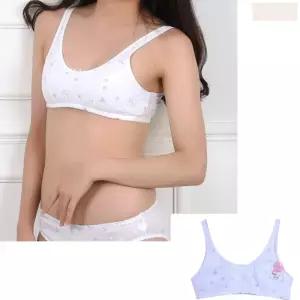 여고생 브라자 1단계 aa컵 스포츠 브라 화이트 기본 브래지어 브레이저