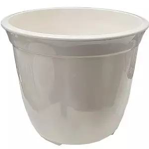 원형 도자기느낌 식물 화초 분갈이 PP 화분 받침 4호 거실 꽃