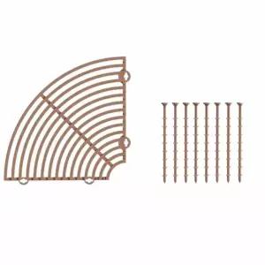 중형 화분 덮개 원형 가리개 식물 커버 인테리어 소품