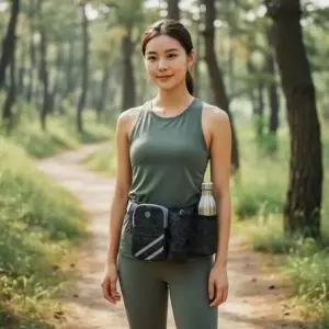 등산용 물통 허리색 텀블러 파우치 러닝 힙색 스포츠 웨이스트백