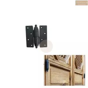 철제 우측 용 숨은 경첩 히든 경칩 23X63 1개 한옥 나무문 목문