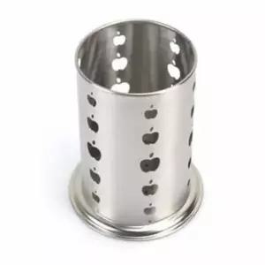 스테인레스 수저 보관통 원형 정리함 숟가락 정리 통