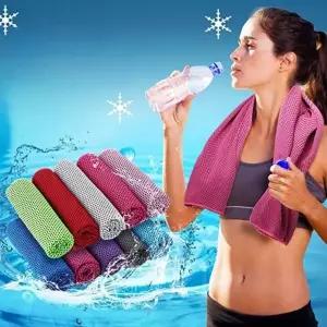 [콩심팥심]아이스 냉감 헬스장 등산 운동용 쿨타올 대형 30x90