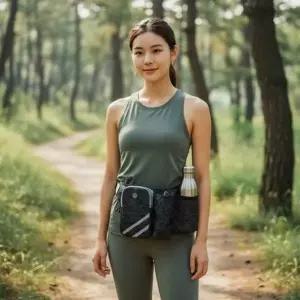 등산용 물통 허리색 텀블러 파우치 러닝 힙색 스포츠 웨이스트백
