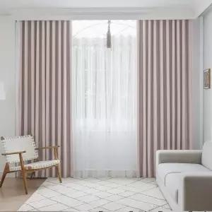 [지나송]헤스티아 암막커튼+볼로프+코디커튼+커튼봉 (특대형)