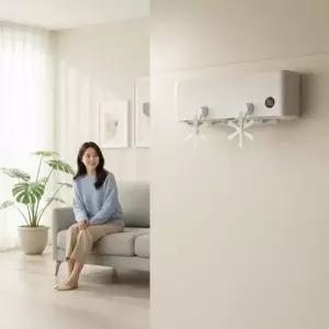 벽걸이 에어컨 서큘레이터 공기 순환 팬 가드 2P 먼지 방지 커버