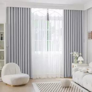 [지나송]헤스티아 암막커튼+볼로프+코디커튼+커튼봉(대형)