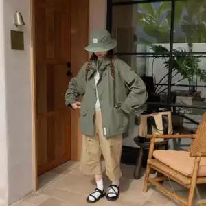 아트박스/신상오픈런 여성용 봄가을 루즈핏 후드 방수 점퍼