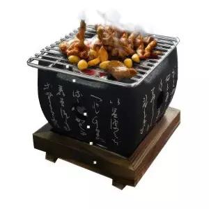 [콩심팥심]사각 바베큐 일본식 숯불 화로 캠핑 불판 화로대 소형 화덕