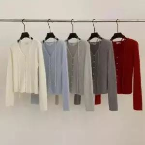 아트박스/신상오픈런 여성용 앙고라 가디건 데일리룩 페미닌 스타일