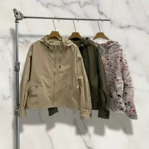 아트박스/신상오픈런 여성용 나일론 면 혼합 루즈핏 사파리 재킷