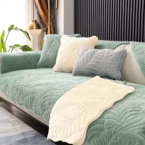 극세사 쇼파패드6인용 북유럽 패브릭 바나나레이크그린 겨울 0x240cm