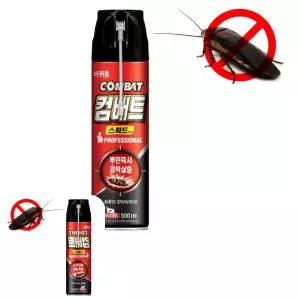 뿌린즉시 컴배트 해충 바퀴벌레 제거 전문가 컴뱃스피드 에어졸 컴베트 500ml