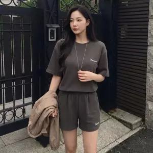 [NS홈쇼핑]LnD 여성 트레이닝복 세트 반팔 반바지 여름 운동복 홈웨어[35780329]