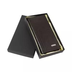 모던 장지갑 다크브라운 남자 남성 동전 포켓 가죽 소남자 소가죽 여성