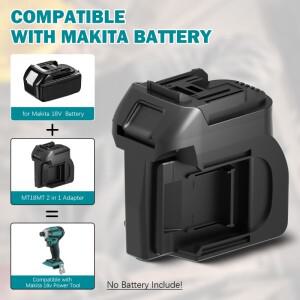 HAKSINKY MT18MT 2 in 1 배터리 어댑터 마키타 리튬이온 변환 무선 전동 공구용