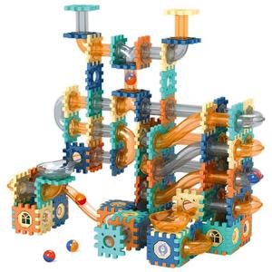 코코유 슬라이드볼 블럭 구슬 트랙 블록 장난감 286pcs 유아 창의력 개발 선물 LFK-04