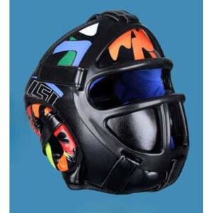 포수형헤드기어 포수형 헬멧 이사미 안면보호 보호대 머리보호대 블랙골드 안면