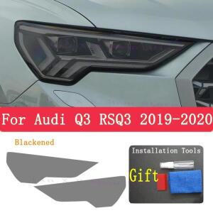 아우디 호환 Q3 RSQ3 2019 2020 용 호환 TPU 보호 필름 자동차 차량용 호환 외부 헤드 랜턴 캡 라이트 스크