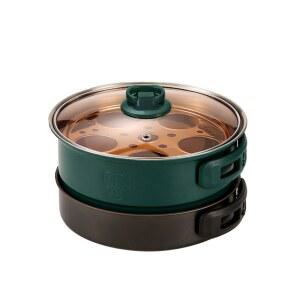 전기 코펠 여행용 라면 포트기 포트 유백색 밥솥 700W 만능 휴대용 만능템 차박용