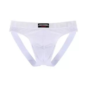 [롯데백화점]섹시쿠키 화이트 오픈 힙 남성 삼각팬티 SCMPZ305