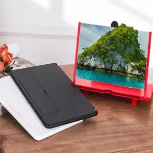 포뇨4  스크린거치대 화이트 스마트폰확대스크린 화면확대경 핸드폰스크린 핸드폰시력보호 확대경