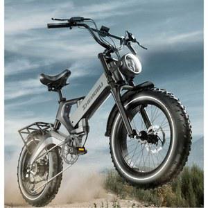 접이식 전기자전거 4 0 팻바이크 전동 전기 10A 광폭 ZHENGBU K6F 레트로