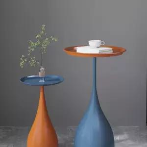 북유럽 원형 사이드테이블 소파 철제 럭셔리 협탁 대리석