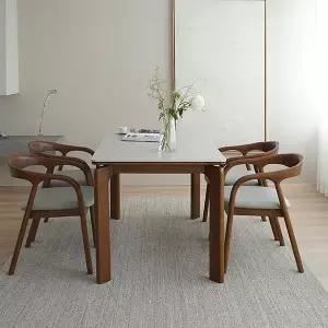 [마루이] 누아보 통세라믹 4인용 1400 식탁세트_의자형