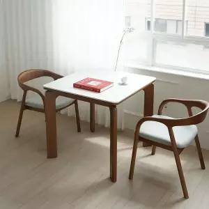 [마루이] 누아보 통세라믹 2인용 800 식탁세트_의자형