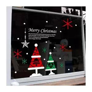 크리스마스 DA24QI08 세트리2 유리창문 데코스티커