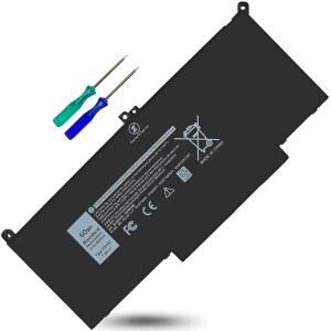 ESTENGPRO 7480 7490 F3YGT Laptop Battery Replacement for Dell Latitude 7280 7390 7380 7290 P29S002 P73G002 Series DM3WC DM6WC KG7VF P73G 451-BBYE 453-BBCF 2X39G 60WH 7.6V.