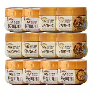 [하프클럽/CJ제일제당]백설 다담 우렁강된장양념 500g x6개 + 다담 된장찌개양념 530g x6개