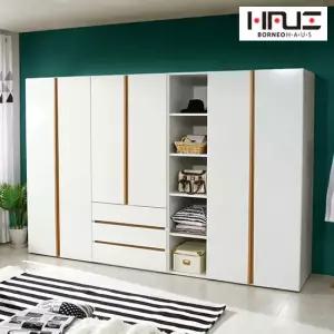 보루네오 라보떼 어반 주니어 2800 풀세트(400선반+800옷장+800이불장+800서랍셋