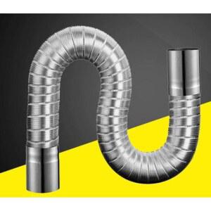 가스 보일러연통 배기관 연장관 급배기통 환풍구 5cm 구경 10cm 100/60 배관