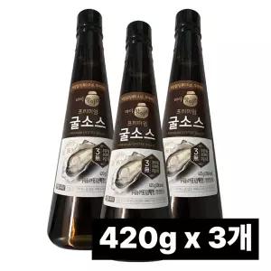 마야 항아리 프리미엄 굴소스 저당질 3개 420g 식사 분식 즉석요리 회식 정식 중식